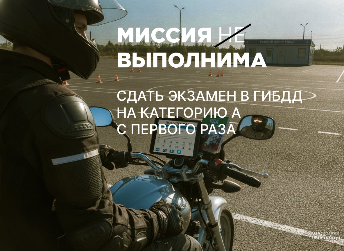 Как подготовиться к экзамену в ГИБДД на категорию А и сдать с первого раза